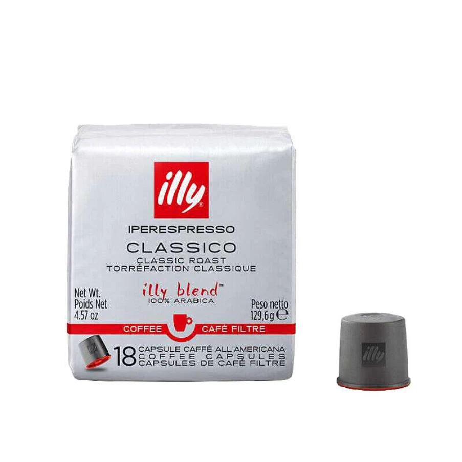 "Illy Classic Roast Iperespresso Americano Coffee Capsules – Rich & Smooth Blend"