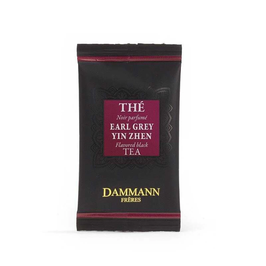 illy Te Dammann Earl Grey Yin Zhen - Premium Loose Leaf Tea with 24 Crystal Pyramid Sachets