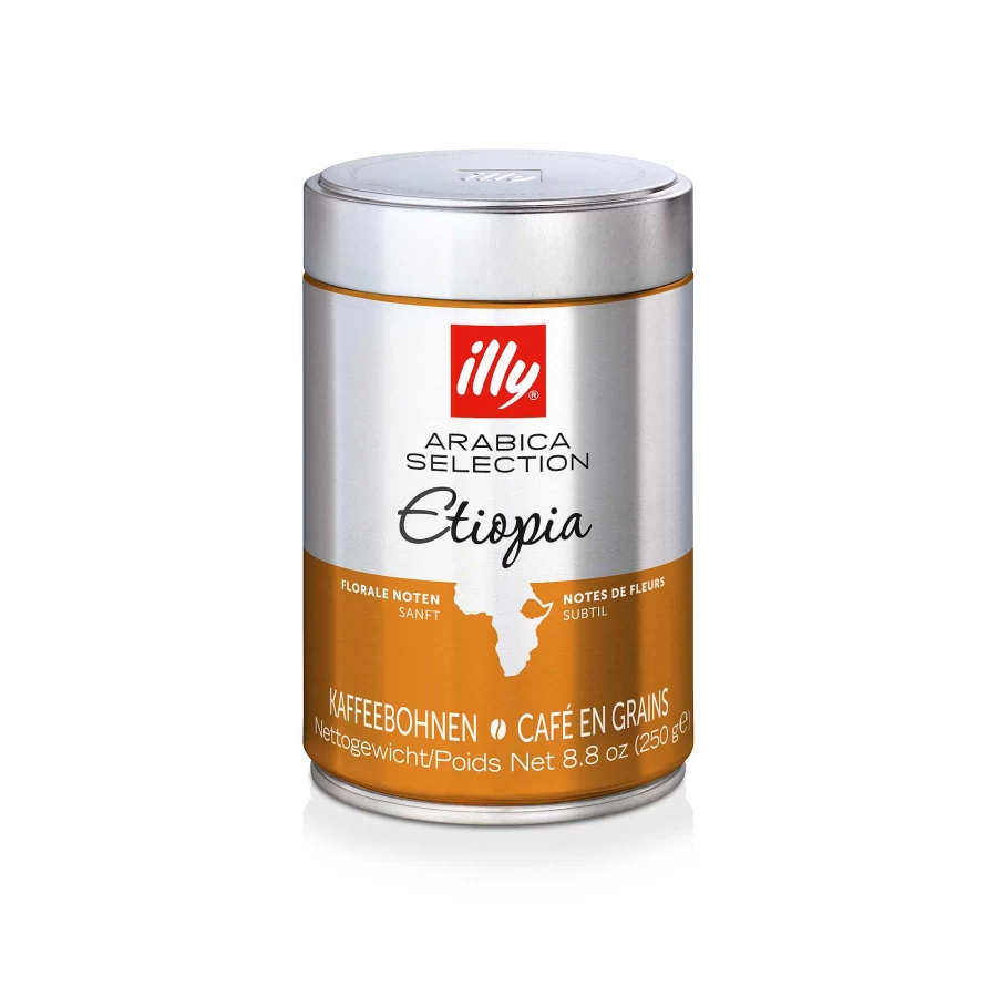 "Illy Arabica Coffee Beans: Premium Ethiopia Single-Origin Selection"
