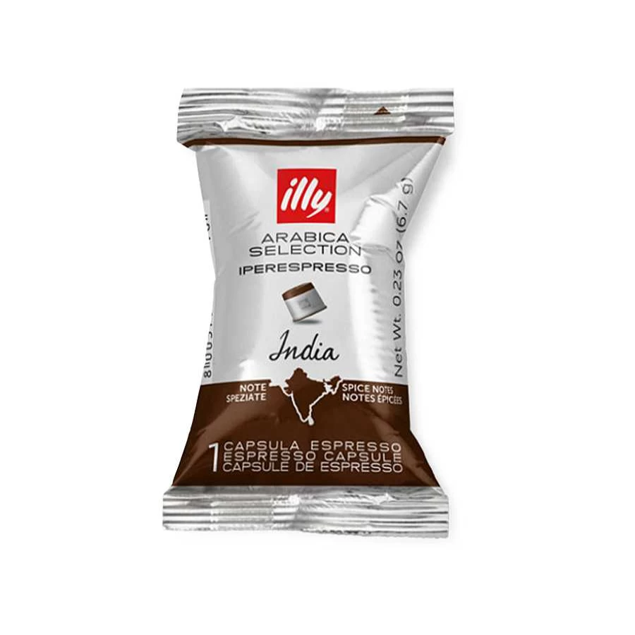 illy Iperespresso Arabica Coffee Capsules - India Selection, Compatible with Espresso Machines