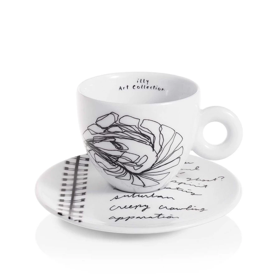 "Illy Art Collection Venice Biennale Limited Edition - Set of 4 Cappuccino Cups"