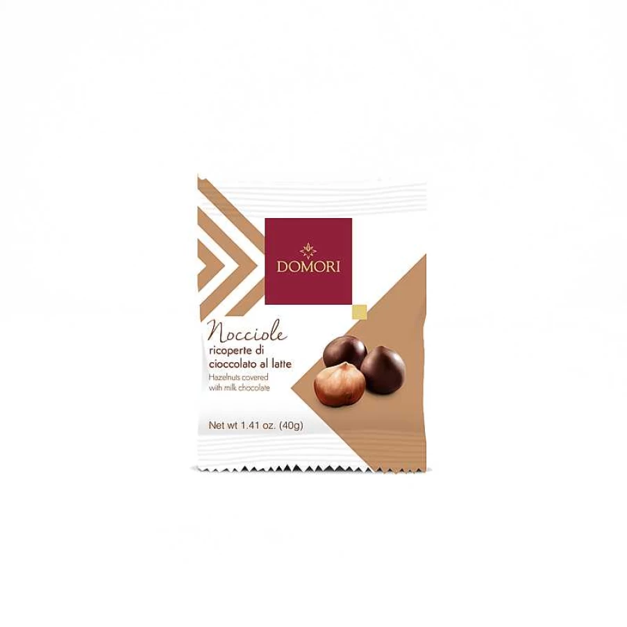 "Illy Milk Chocolate Covered Toasted Hazelnut Dragees | Premium Domori Chocolate"