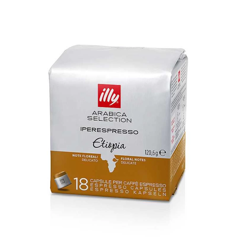 "Illy Iperespresso Coffee Capsules, Arabica Ethiopia Selection – Single Origin Espresso Pods"