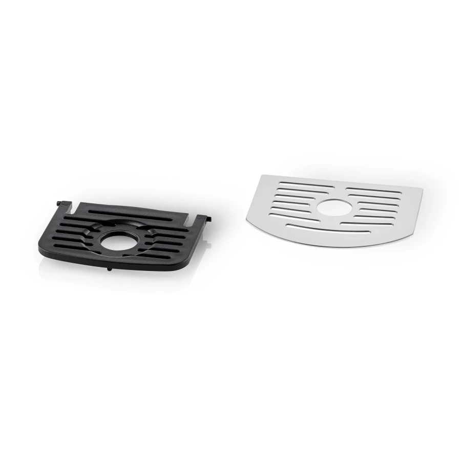 "Illy ESE Coffee Machine Compatible Black Cup Rest Support with Grid for Optimal Brewing"