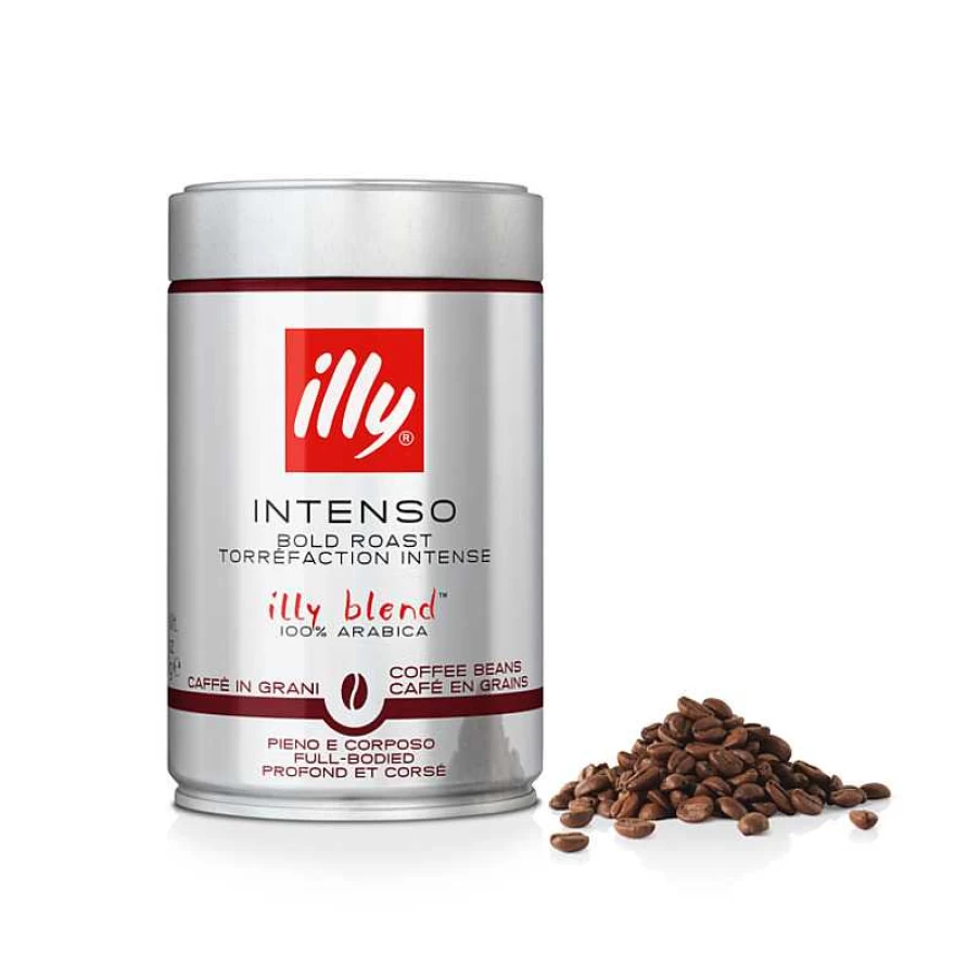"Illy Intense Roast Premium Coffee Beans - Rich & Bold Flavor for Espresso"