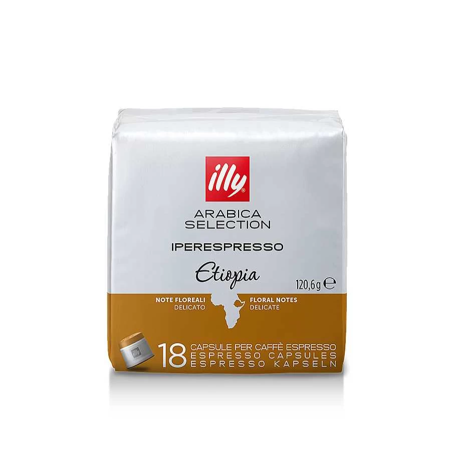 "Illy Iperespresso Coffee Capsules, Arabica Ethiopia Selection – Single Origin Espresso Pods"