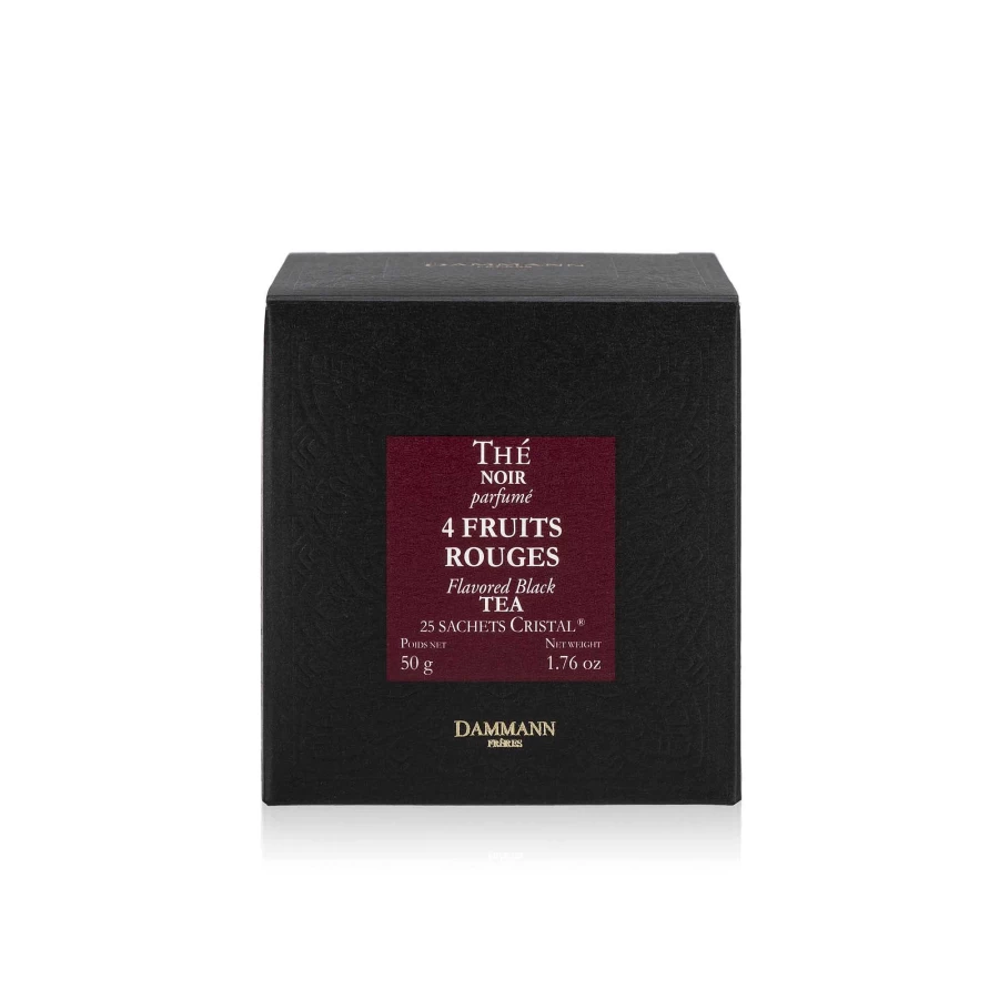 illy Te Dammann 25 Crystal Filters - Premium Red Fruit Herbal Tea Bags