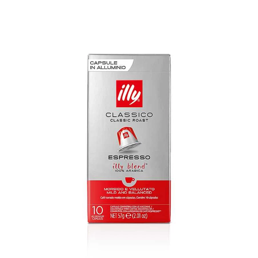 "Illy Classic Roasted Coffee Capsules - Compatible with Espresso Machines"