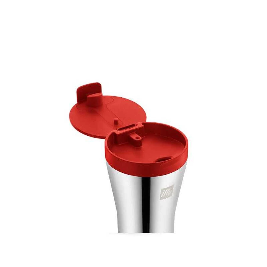"Illy Travel Mug 350ml – Alessi Design Insulated Coffee Cup"