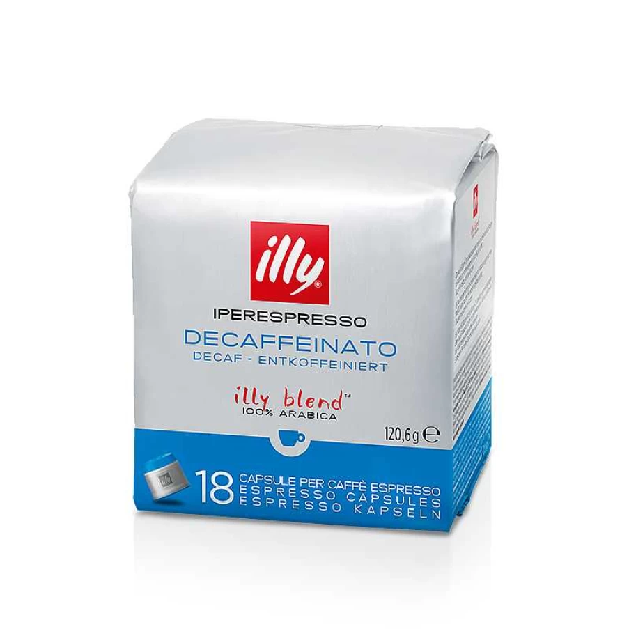 illy Iperespresso Decaffeinated Coffee Capsules - Rich Flavor, Caffeine-Free Espresso Pods