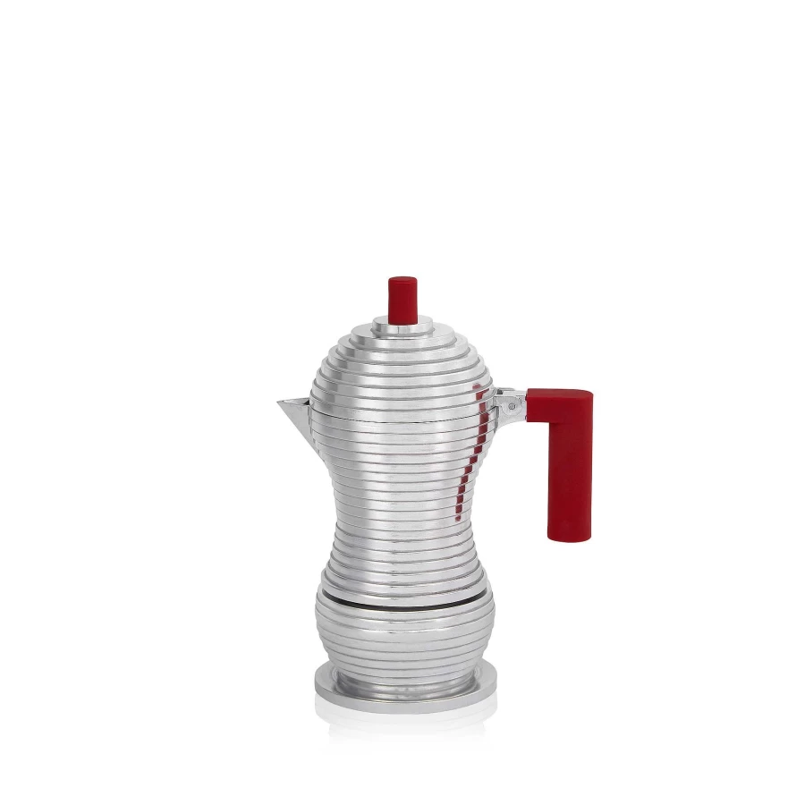 "Illy Moka Pot - 1 Cup Stovetop Espresso Maker, Alessi Pulcina Design"