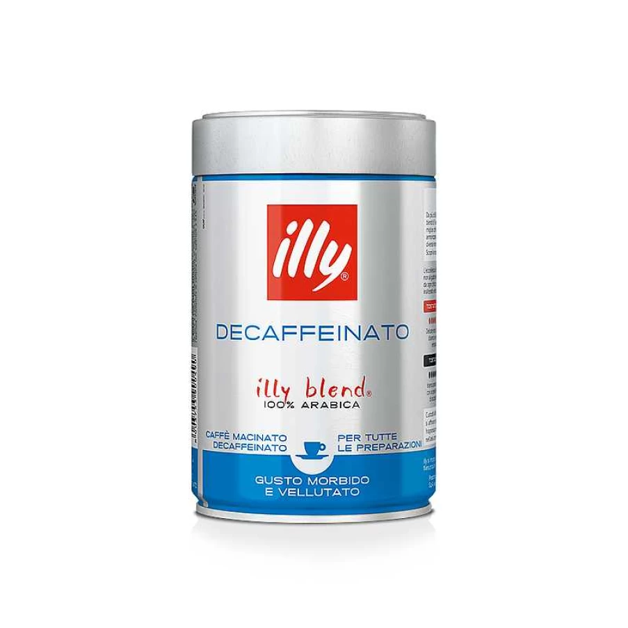 "Illy Decaf Espresso Ground Coffee - Rich Flavor, Smooth Finish"