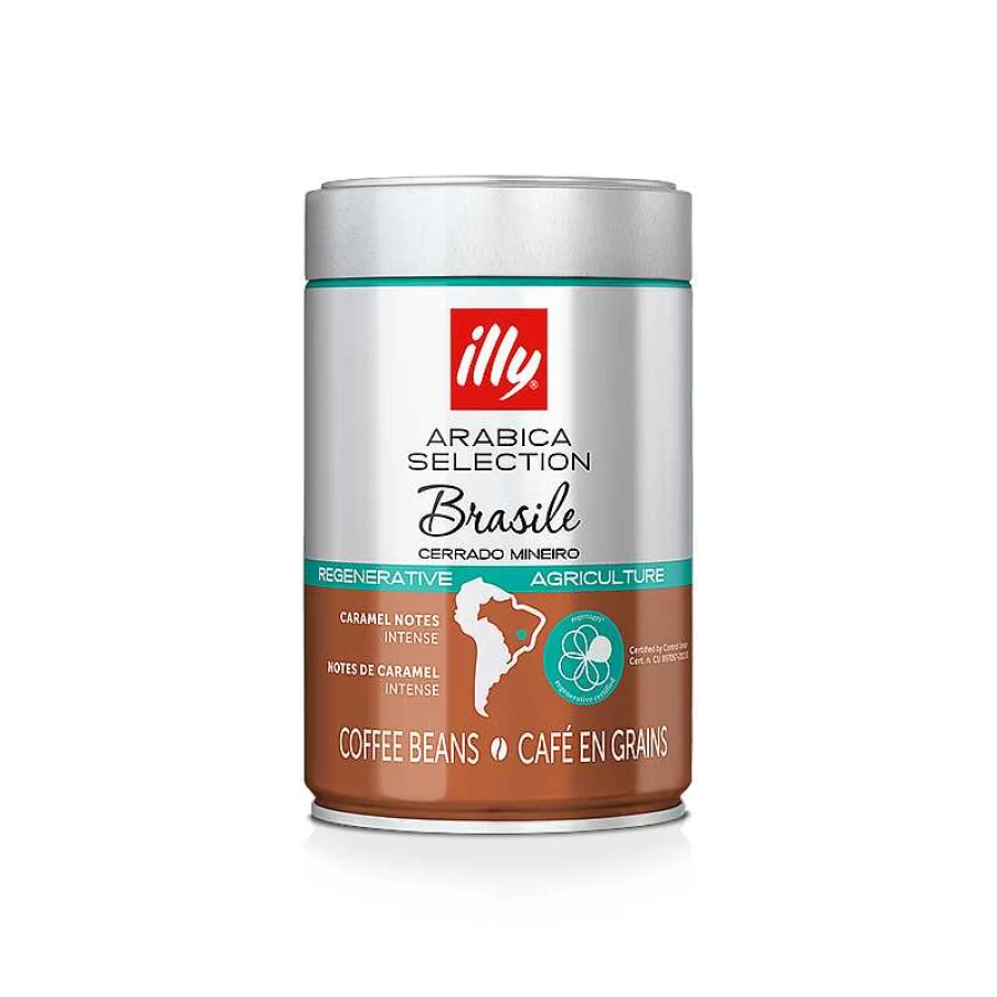 "Illy Arabica Coffee Beans Brazil Cerrado Mineiro 250g - Premium Selection"
