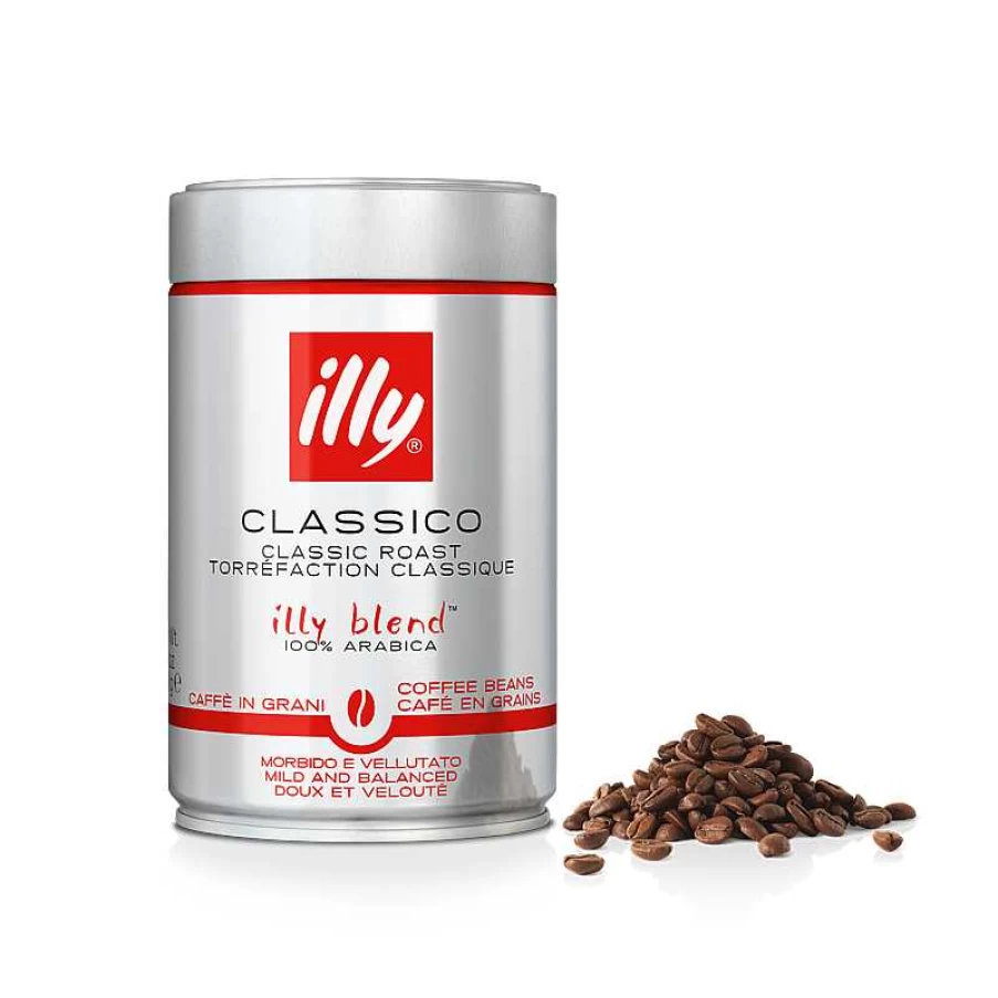 "Illy Classic Roasted Coffee Beans - 250g Premium Arabica Blend"