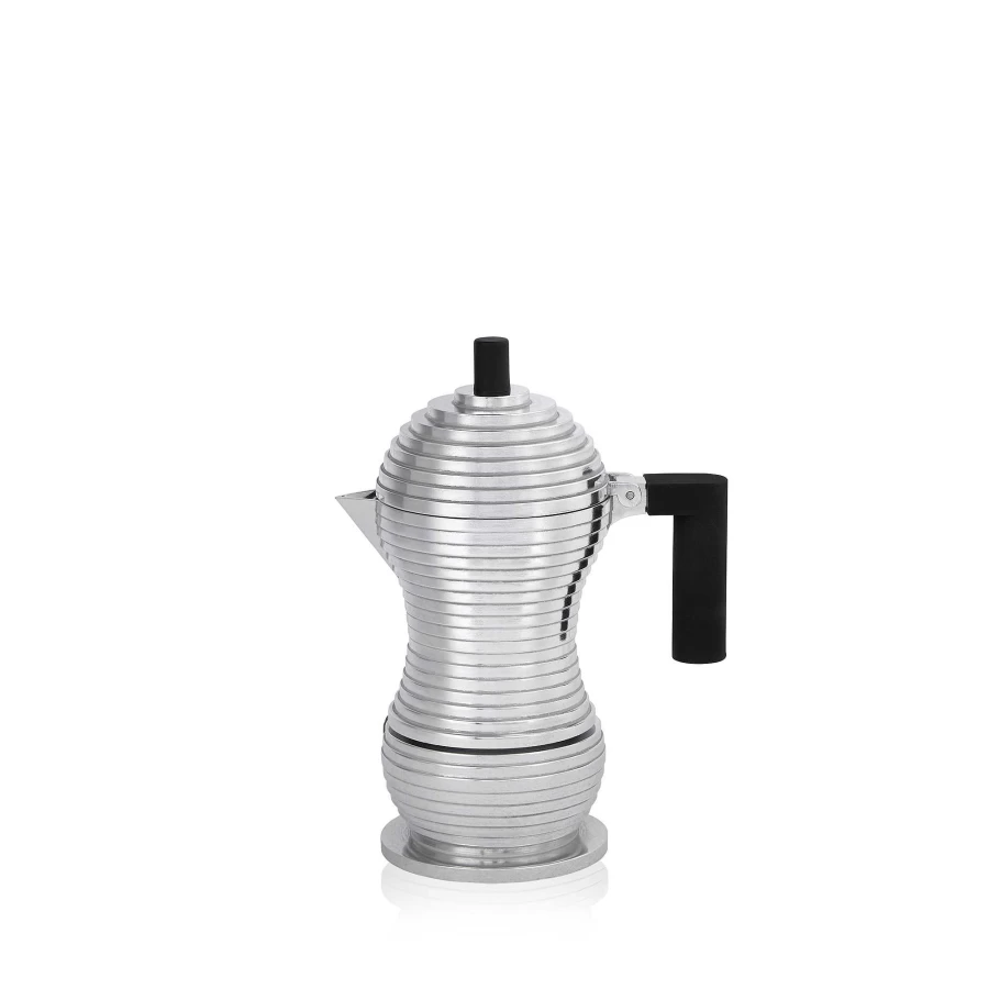 "Illy Moka Pot - 1 Cup Stovetop Espresso Maker, Alessi Pulcina Design"