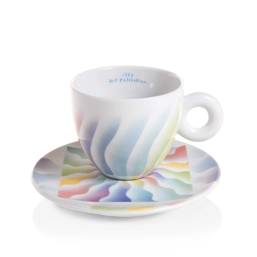 "Illy Art Collection Judy Chicago - Set of 4 Premium Cappuccino Cups"