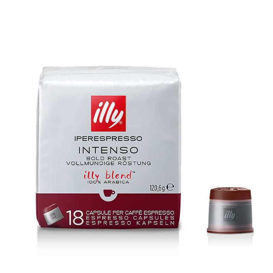 "Illy Intense Roast Iperespresso Coffee Capsules – Rich & Bold Flavor"