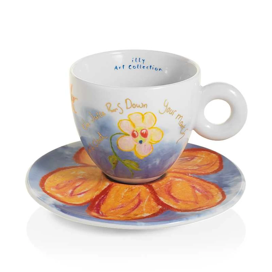 "Illy Art Collection Biennale 2022: Set of 2 Premium Cappuccino Cups"