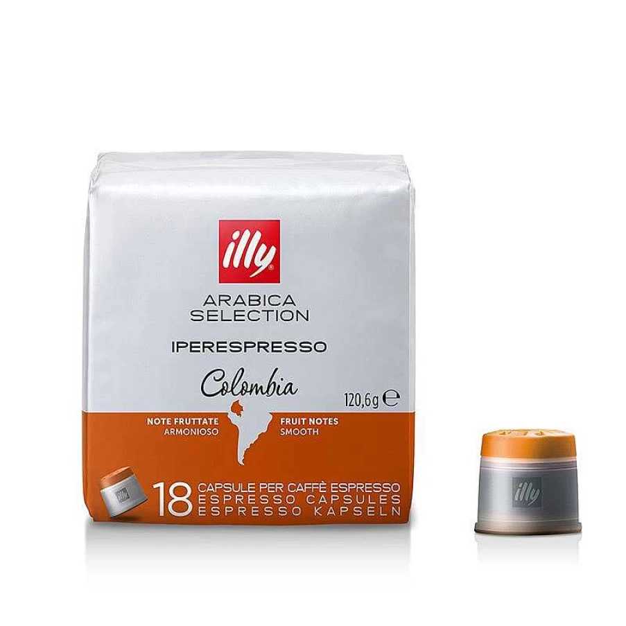 illy Iperespresso Arabica Coffee Capsules - Colombia Single Origin for Espresso