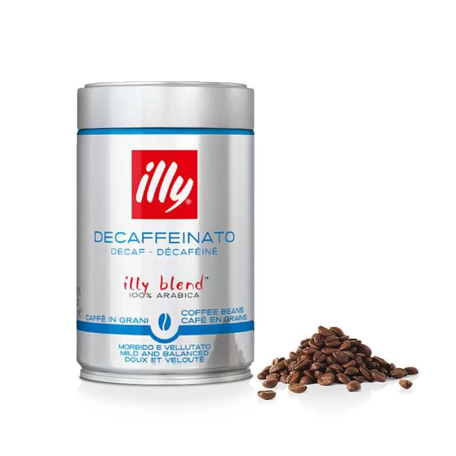 "Illy Decaf Decaffeinated Coffee Beans – Rich Flavor, Smooth Finish"