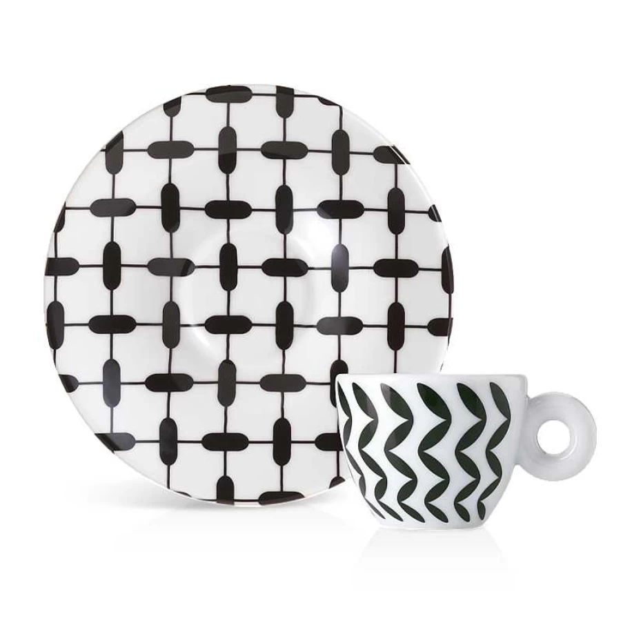 "Illy Art Collection Mona Hatoum - Set of 6 Premium Espresso Coffee Cups"