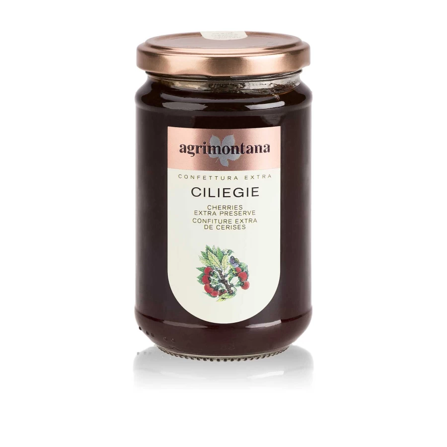 illy Extra Agrimontana Cherry Jam 350g - Premium Italian Cherry Preserves