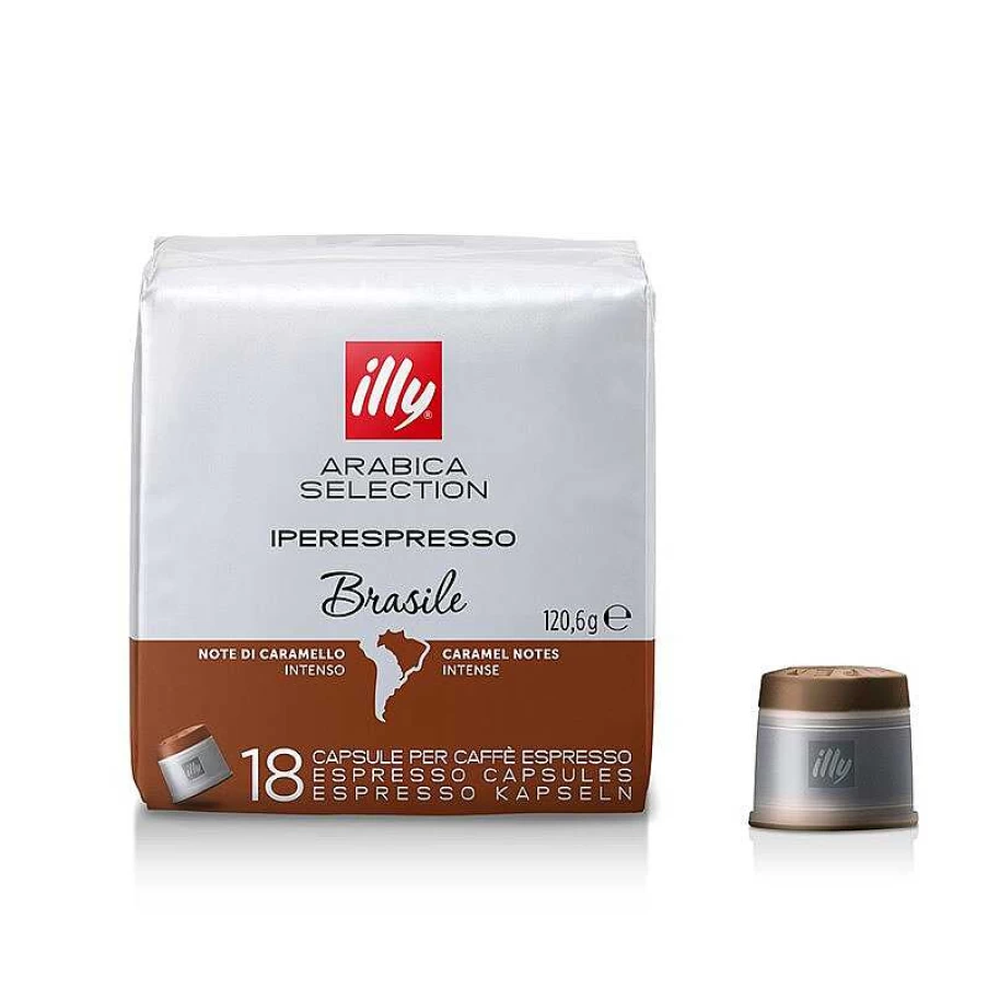 illy Iperespresso Arabica Coffee Capsules - Brazil Selection for Espresso Machines