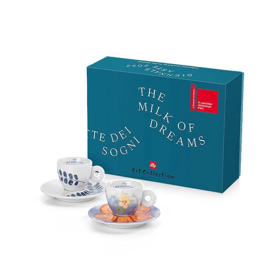 "Illy Art Collection Biennale 2022 - Set of 2 Premium Espresso Cups"