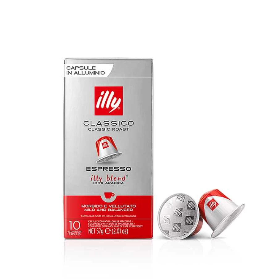 "Illy Classic Roasted Coffee Capsules - Compatible with Espresso Machines"