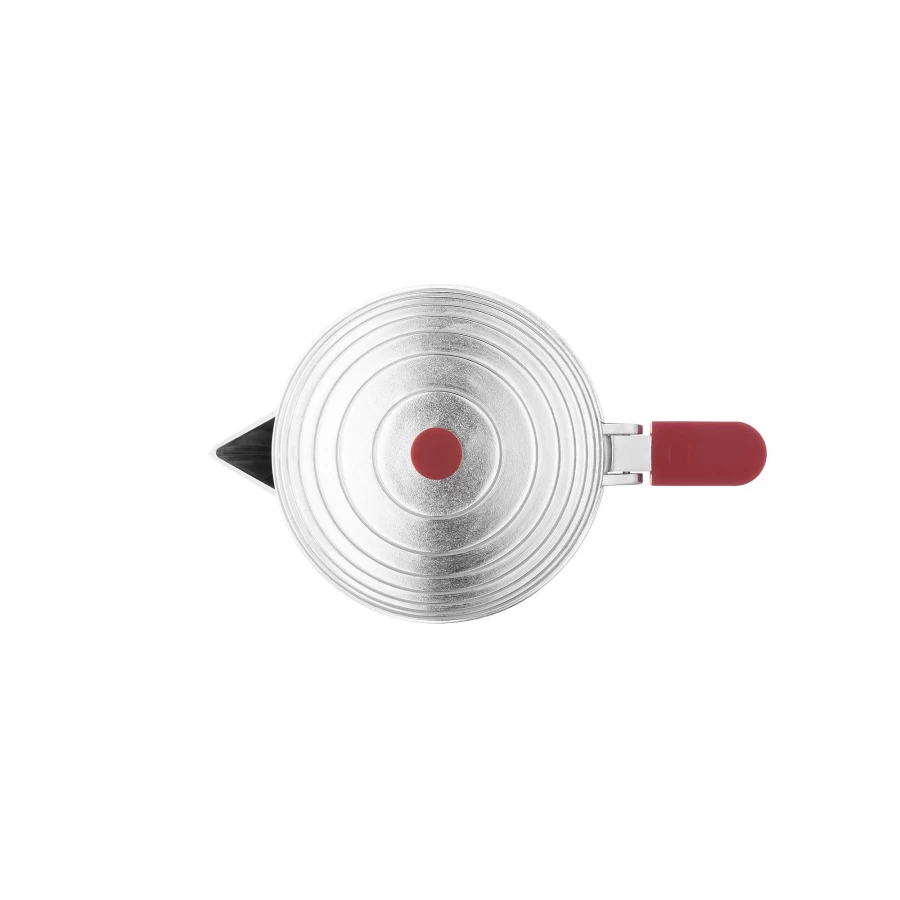 illy 6 Cup Induction Moka Coffee Maker - Alessi Pulcina Rossa Espresso Pot