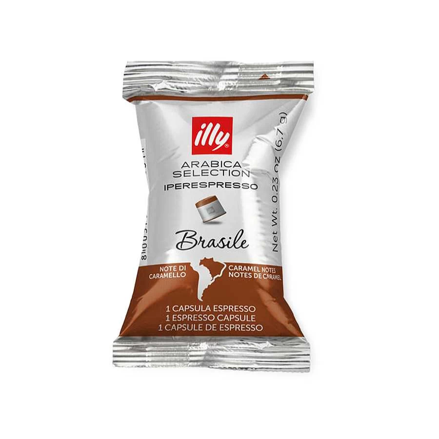 illy Iperespresso Arabica Coffee Capsules - Brazil Selection for Espresso Machines