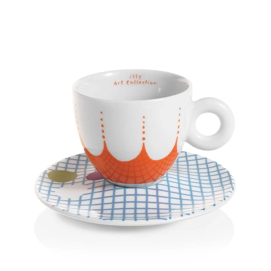 "Illy Art Collection Venice Biennale Limited Edition - Set of 4 Cappuccino Cups"