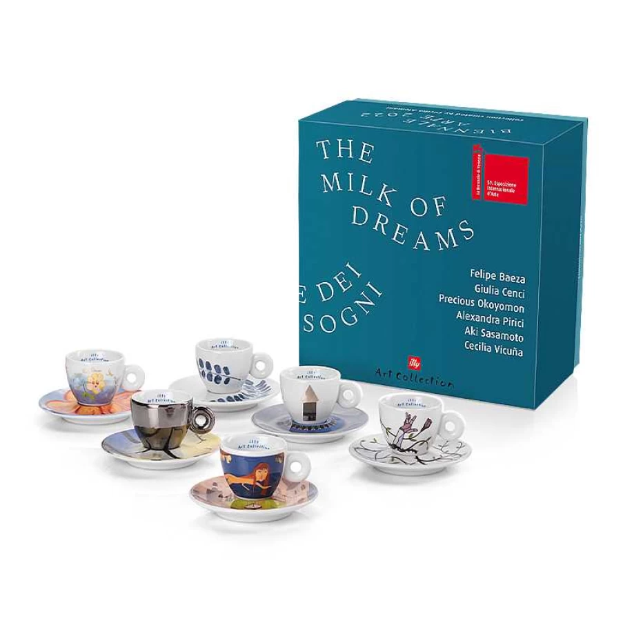 "Illy Art Collection Biennale 2022 - Set of 6 Premium Espresso Cups"