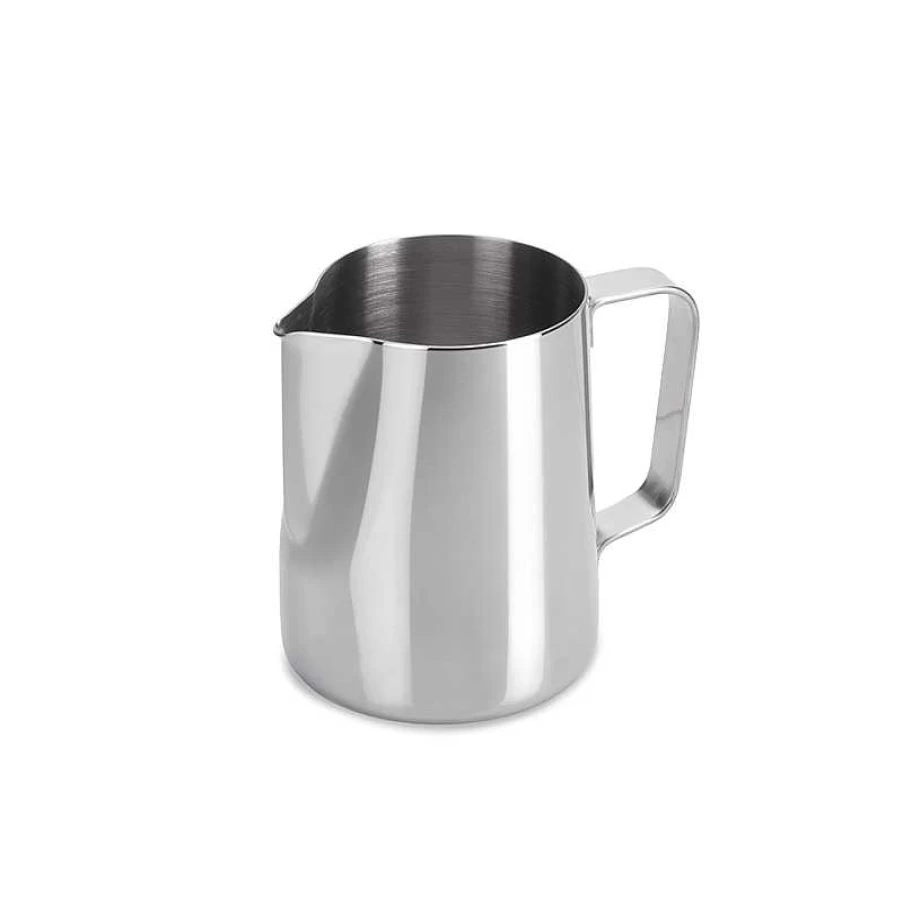 "Illy 600ml Milk Frothing Pitcher - Stainless Steel Milk Jug for Espresso & Cappuccino"