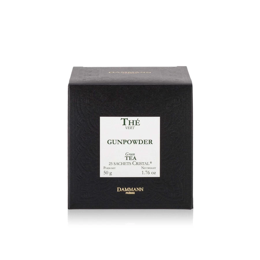 illy Te Dammann Gunpowder Tea - 25 Crystal Pyramid Tea Bags