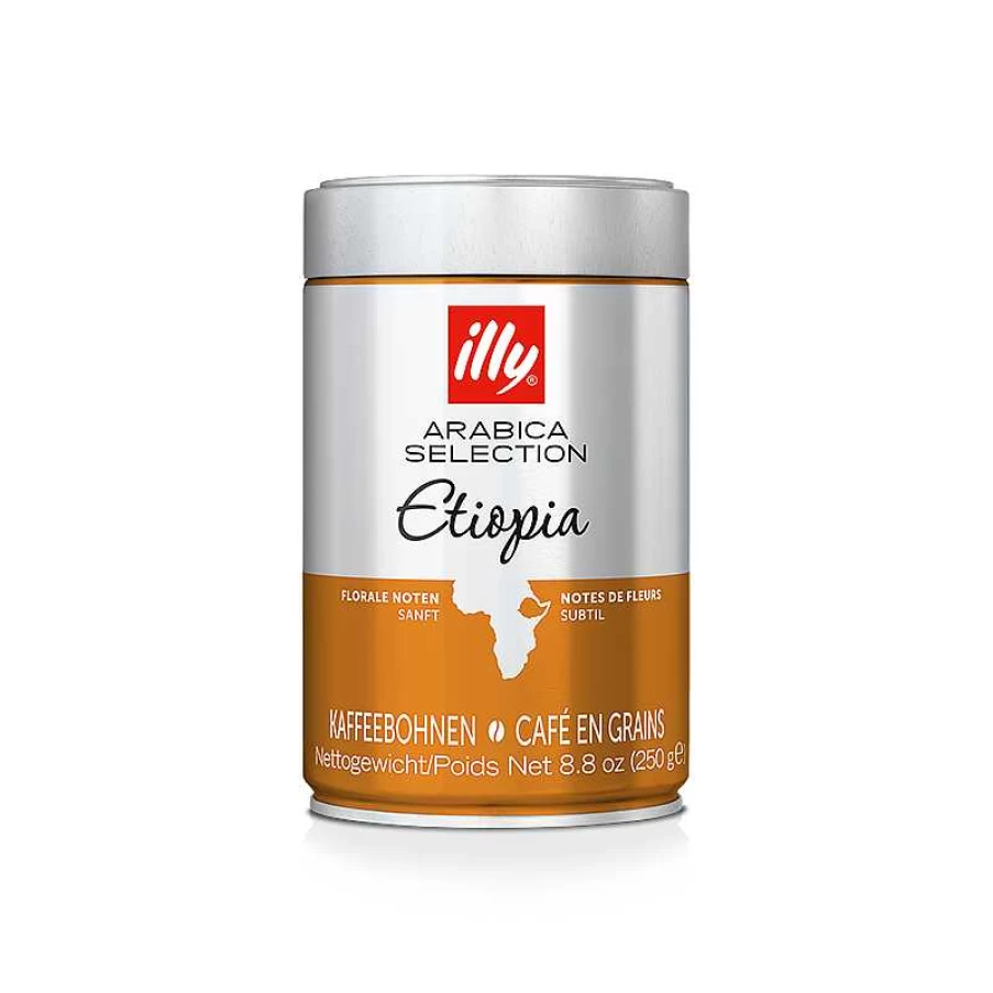 "Illy Arabica Coffee Beans: Premium Ethiopia Single-Origin Selection"