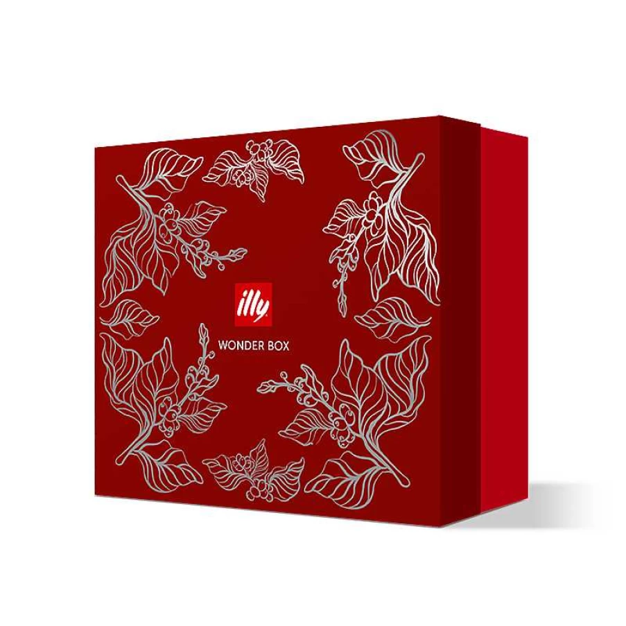 "Illy Wonder Box Gourmet Coffee Gift Set - Premium Italian Espresso & Coffee Sampler"