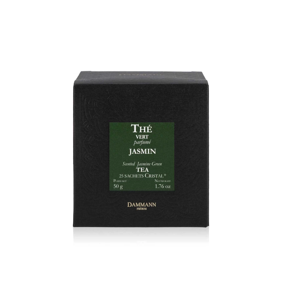 illy Te Dammann Jasmin - 25 Premium Crystal Filter Tea Bags for Delicate Flavor
