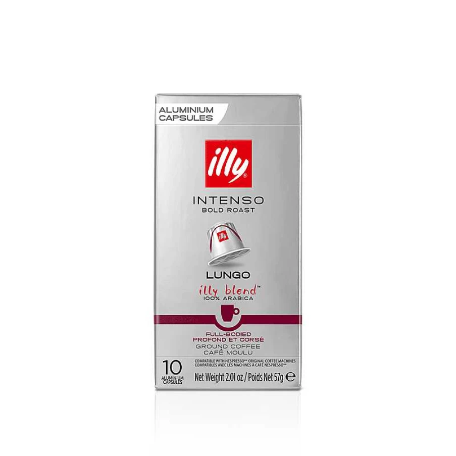 "Illy Intense Roast Coffee Capsules - Compatible with Nespresso Machines"