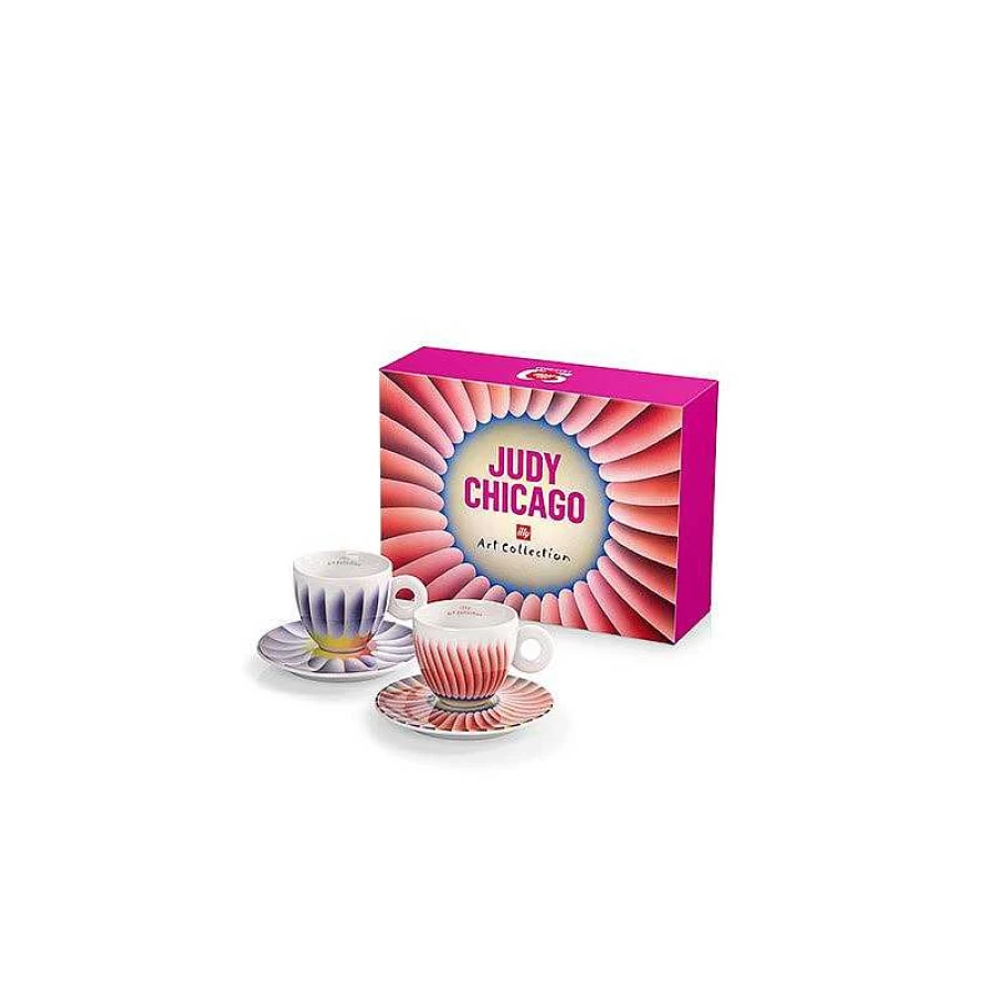 "Illy Art Collection Judy Chicago - Set of 2 Premium Espresso Cups"