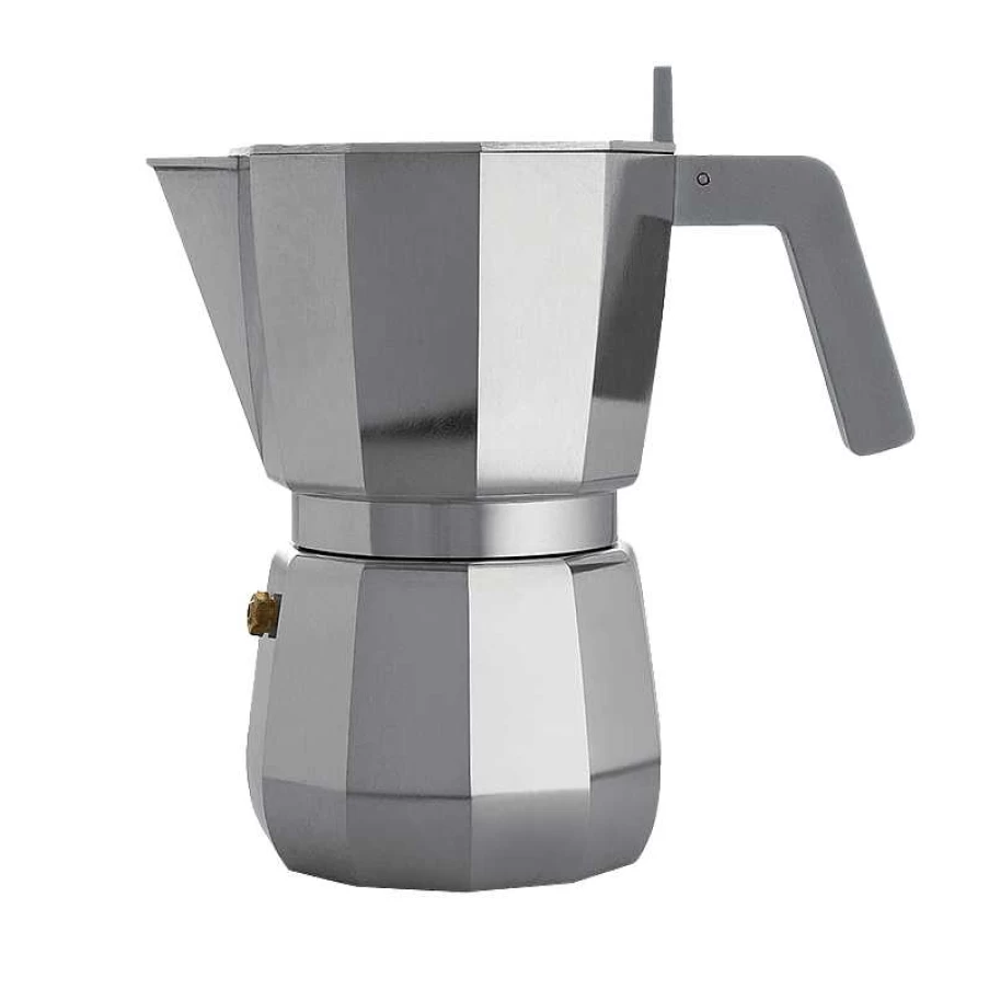 illy Moka Pot 6-Cup Stovetop Espresso Maker - Alessi Inspired Design