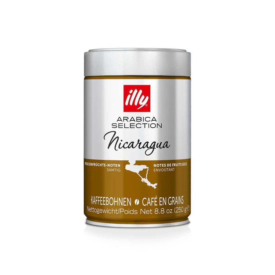 illy Nicaragua Arabica Coffee Beans - Premium Single Origin, 250g Bag