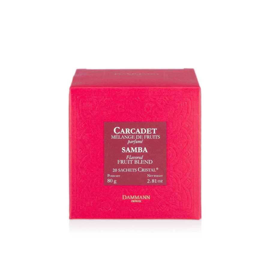 illy Samba Infusion Herbal Tea - 20 Crystal Filter Bags, Caffeine-Free, Premium Blend