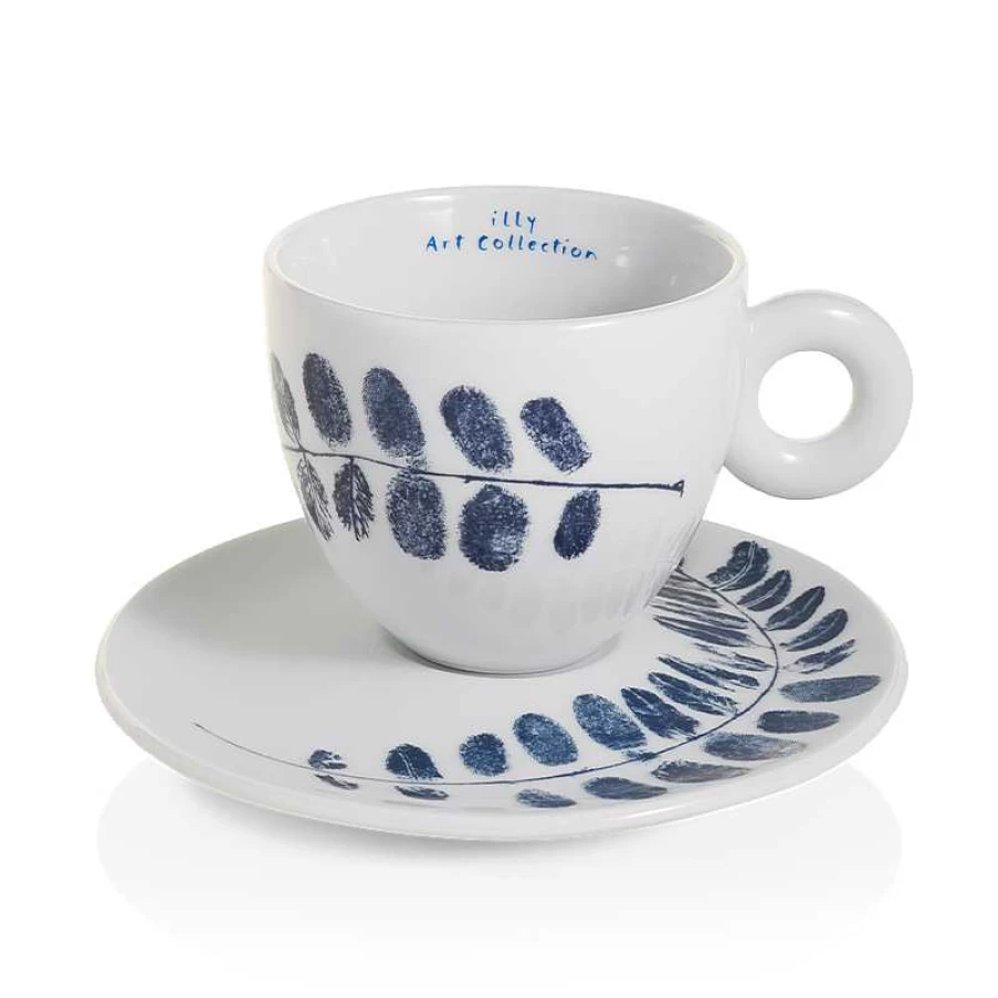 "Illy Art Collection Biennale 2022: Set of 2 Premium Cappuccino Cups"